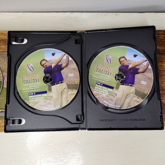 The Plane Truth for Golfers with Jim Hardy 3 DVD Set + BONUS Disc Tips & Drills - Picture 7 of 7